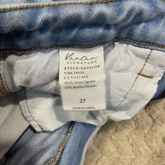 SIZE 7/27 KANCAN ESTILO JEANS HIGH RISE EXTREME FLARE HIPPIE BOHO FUNKY - Picture 6 of 9